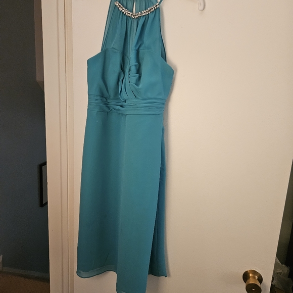 Alfred Angelo Green Dress Size 8 - Picture 1 of 4